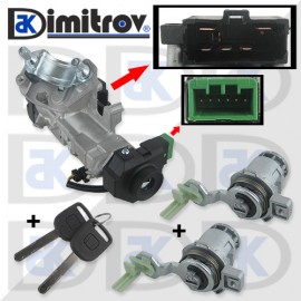 Комплект контактен ключ патрони Honda Civic CR-V Element Odyssey S2000